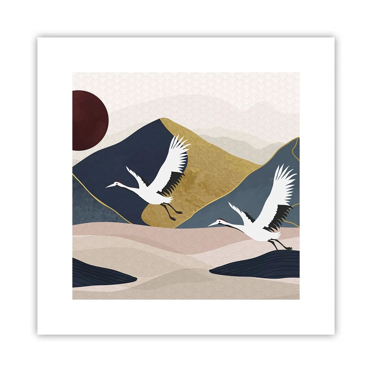 Pôster - E o dia acaba novamente - 30x30 cm