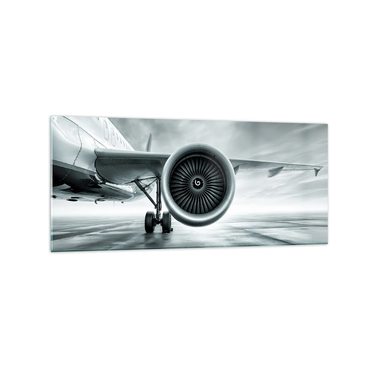 Quadro em vidro - Há poder! - 120x50 cm