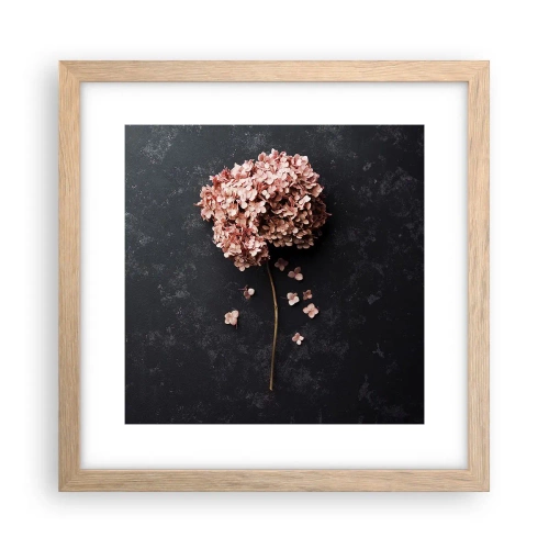 Pôster com moldura de carvalho claro - Um sinal verdadeiramente romântico - 30x30 cm
