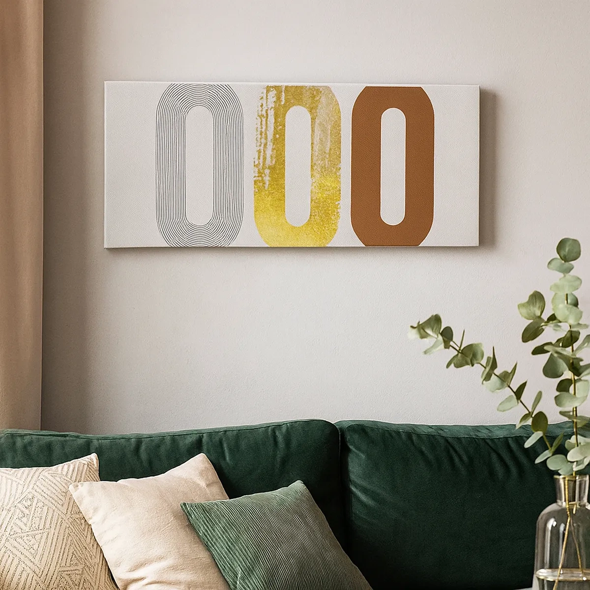 Quadro em tela - Uuu! - 30x30 cm