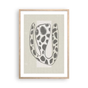 Pôster com moldura de carvalho claro - Uma criatura estranha - 50x70 cm