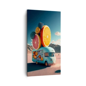 Quadro em tela - O sabor das férias - 45x80 cm