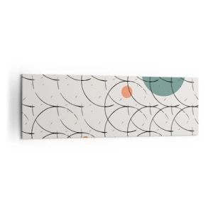 Quadro em tela - No espírito da pop art - 160x50 cm