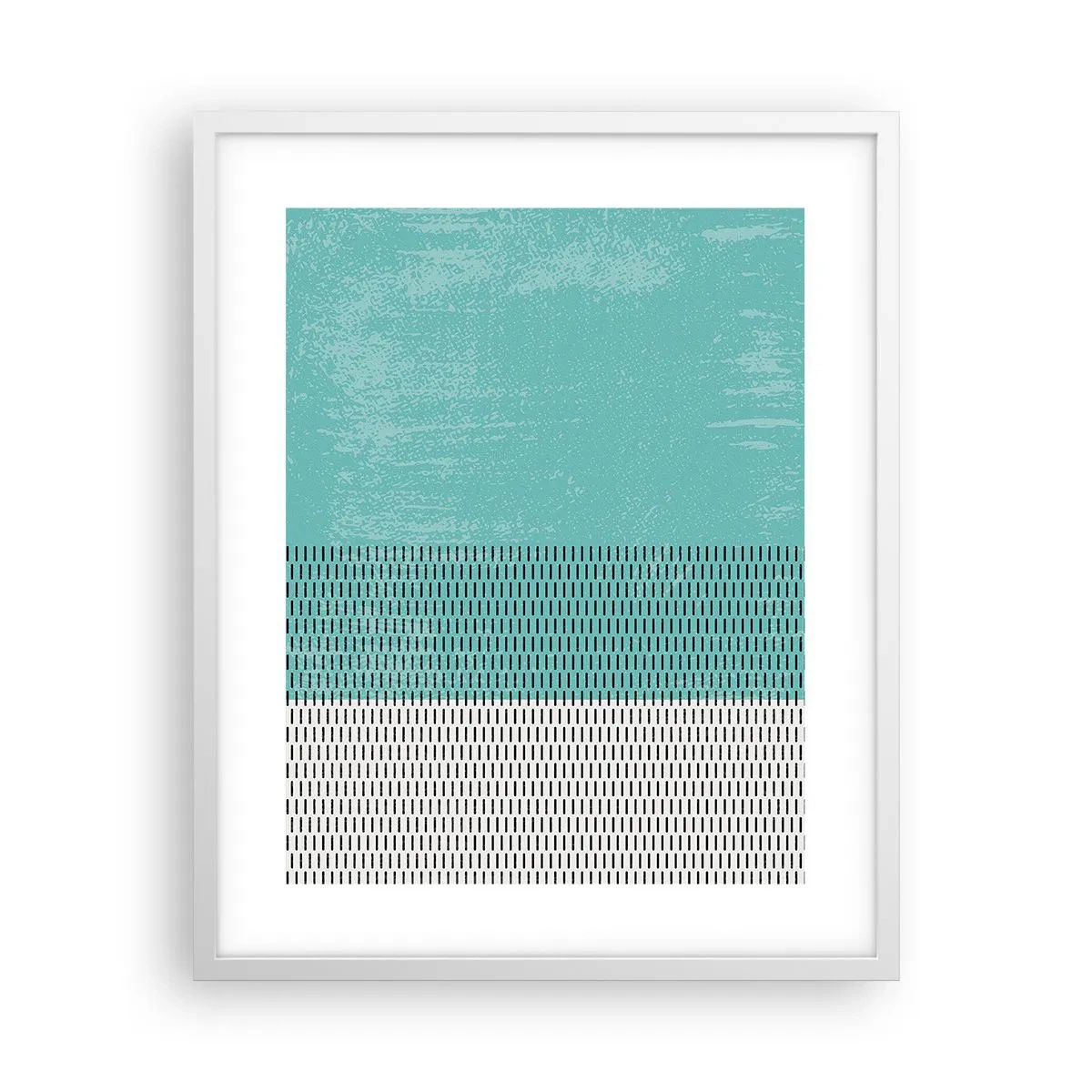 Pôster em moldura branca - Composição equilibrada - 40x50 cm