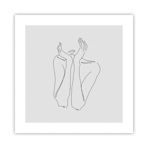 Pôster - Com o que sonham as meninas  - 40x40 cm