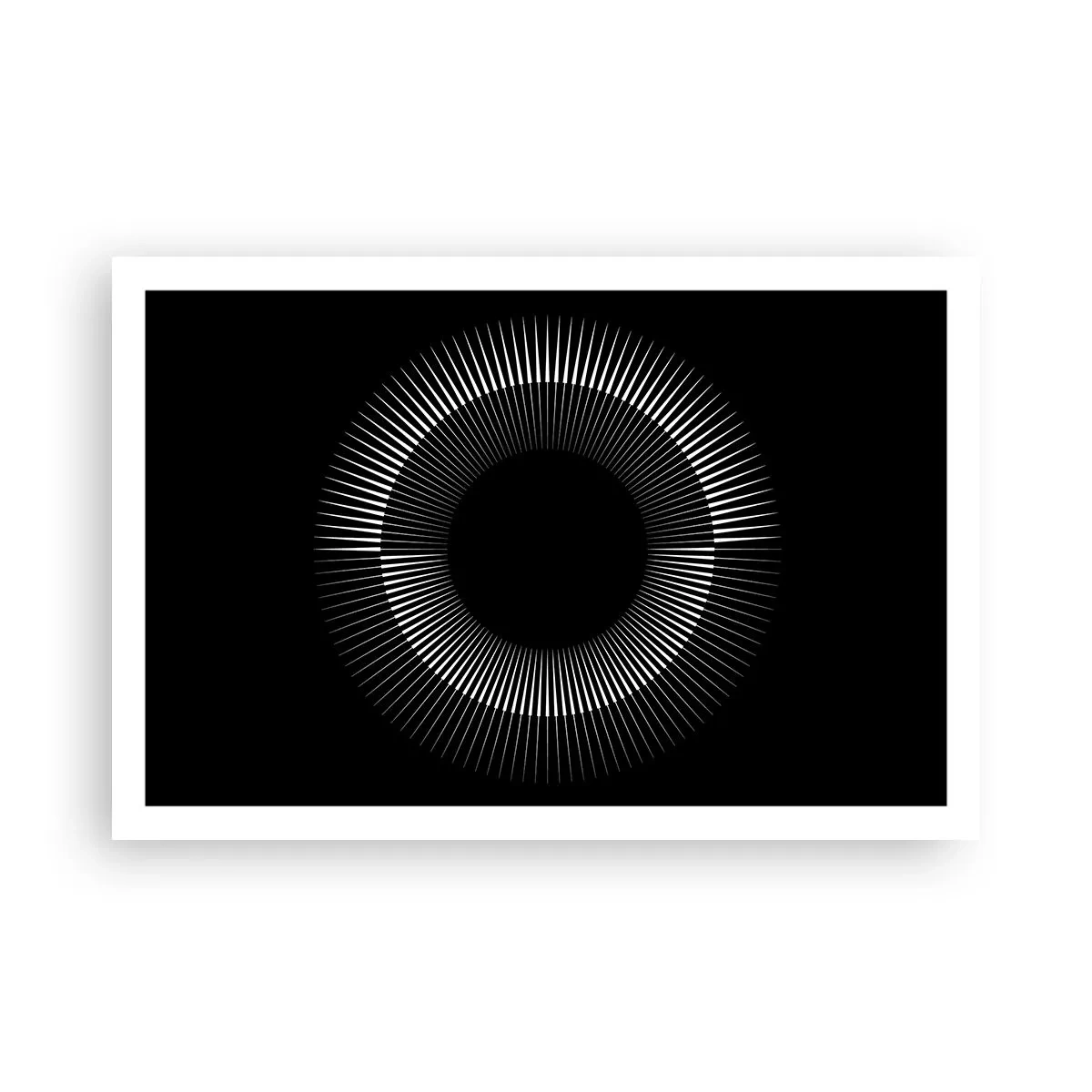 Pôster - Sol preto - 91x61 cm