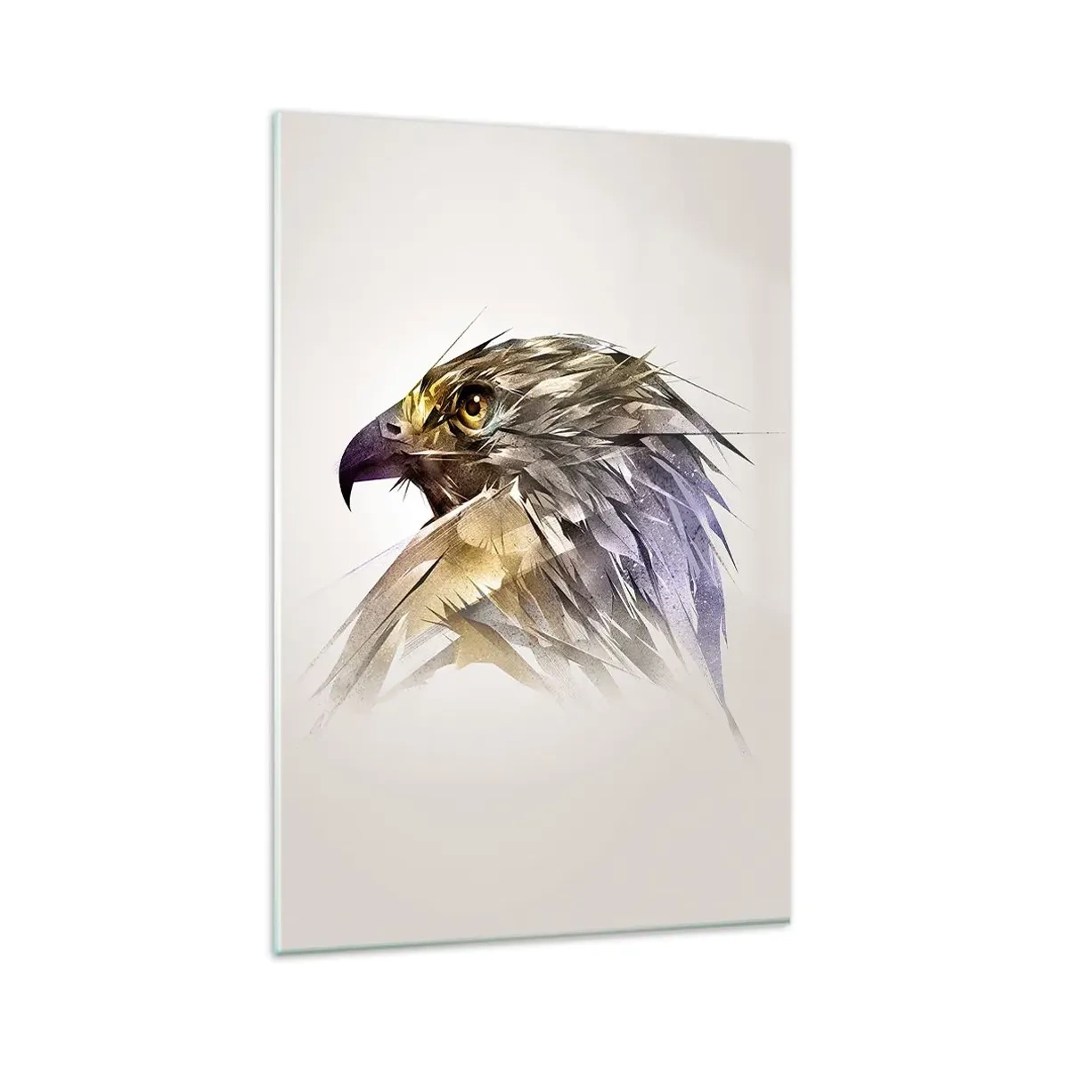 Quadro em vidro - Retrato de um guerreiro - 80x120 cm