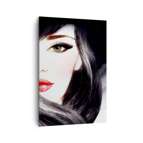 Quadro em tela - Olhar de safira - 70x100 cm