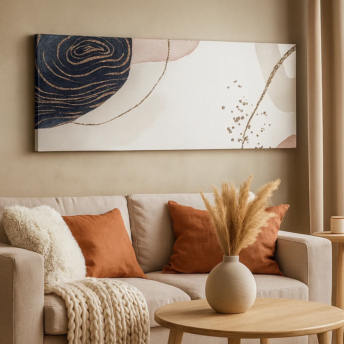 Quadro em tela - Tudo flui - 30x30 cm