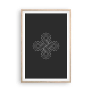 Pôster com moldura de carvalho claro - No espírito celta - 61x91 cm