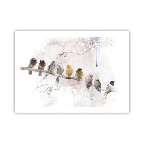 Pôster - Reunião alada - 70x50 cm