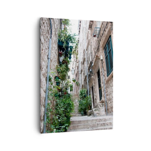 Quadro em tela - Charme da cidade velha - 50x70 cm