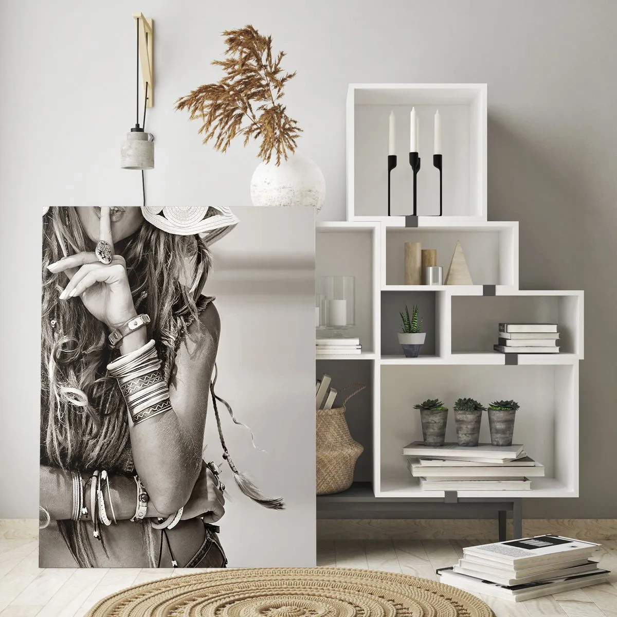 Quadro em vidro - Como uma menina - 70x100 cm