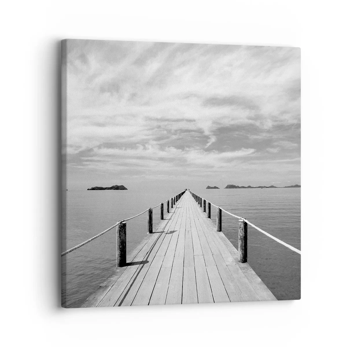 Quadro em tela - Talvez uma viagem... - 30x30 cm