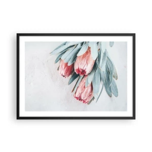 Pôster com moldura preta - Envergonhadas da sua própria beleza - 70x50 cm