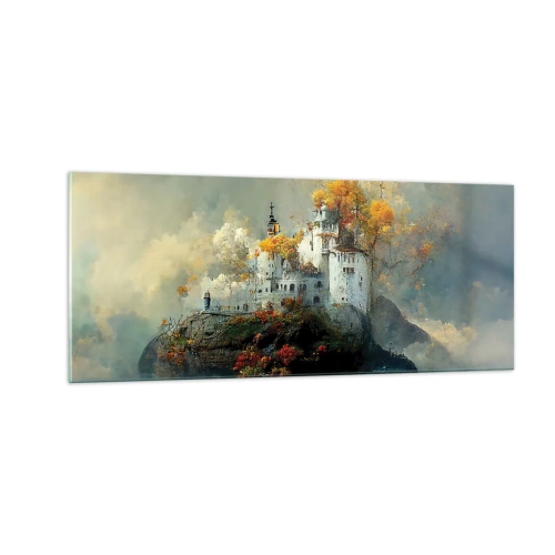 Quadro em vidro - O começo de uma história romântica - 100x40 cm