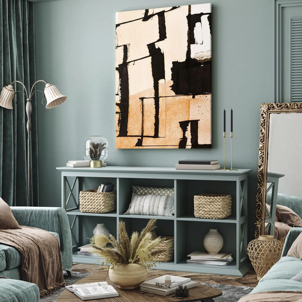 Quadro em tela - No entanto, a ordem - 80x120 cm