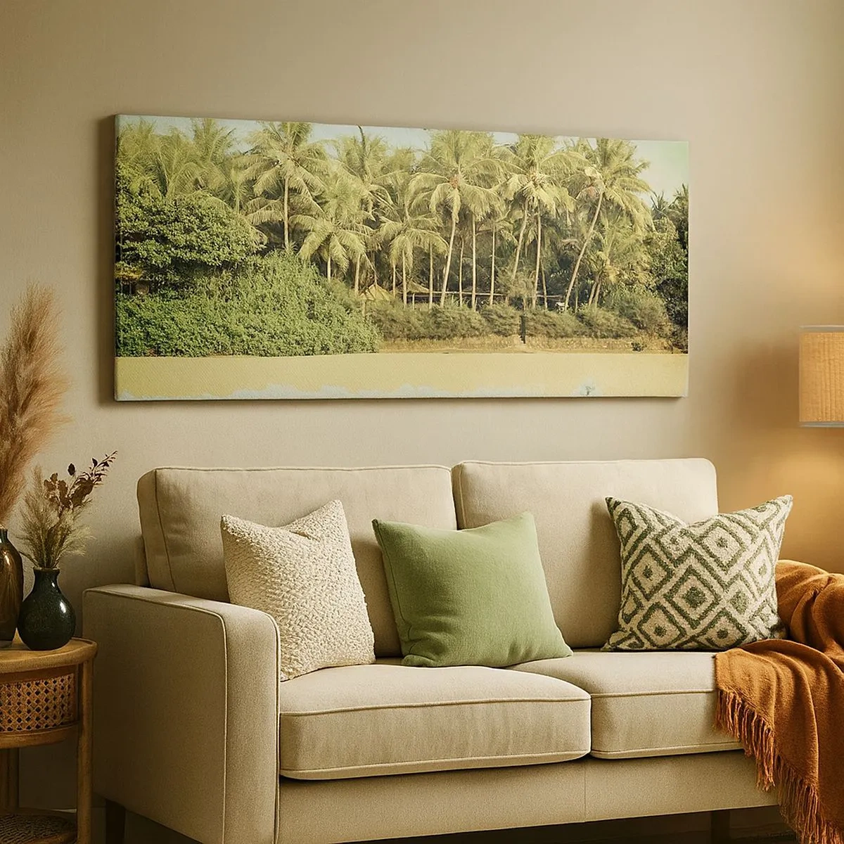 Quadro em tela - Ou talvez aqui? - 100x40 cm