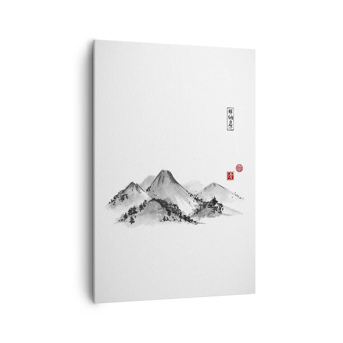 Quadro em tela - Para além do vale - 70x100 cm