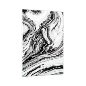 Quadro em vidro - No princípio, era o caos - 70x100 cm