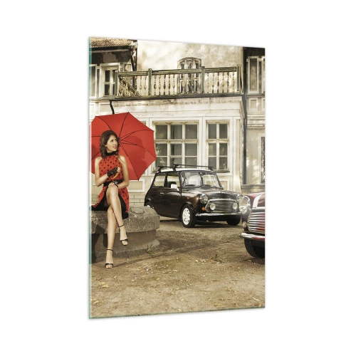 Quadro em vidro - Mini-viagem sentimental - 50x70 cm