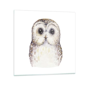 Quadro em vidro - Olhe-me nos olhos - 30x30 cm