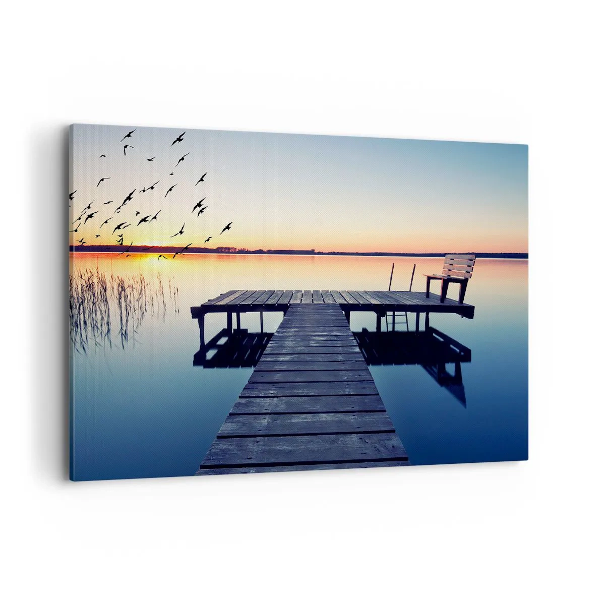 Quadro em tela - Foi um bom dia - 100x70 cm