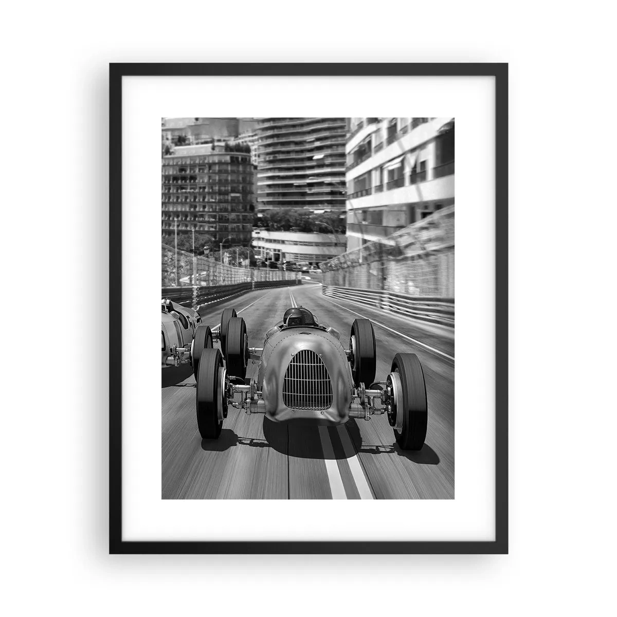 Pôster com moldura preta - Era uma vez em Monte Carlo - 40x50 cm