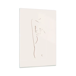 Quadro em vidro - A forma do desejo - 70x100 cm