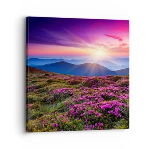 Quadro em tela - Campo cheiroso - 30x30 cm