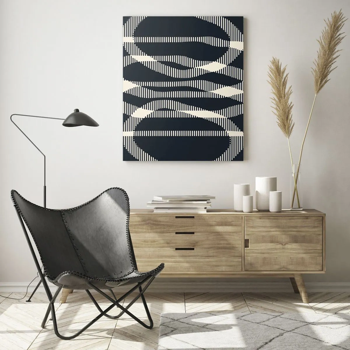 Quadro em vidro - Uma tentativa de quebrar a escuridão - 50x70 cm