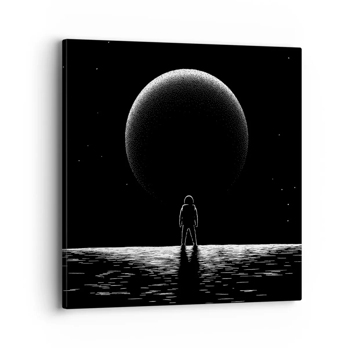 Quadro em tela - Cara a cara - 40x40 cm