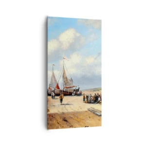 Quadro em tela - Pós-caça bem-sucedida - 65x120 cm