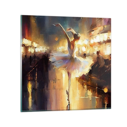 Quadro em vidro - Milagre na rua - 50x50 cm