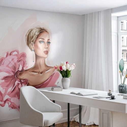 Papel de Parede Standard Eco - Parece pintada... - Mulher, Moda, Gráficos - 300x210 cm