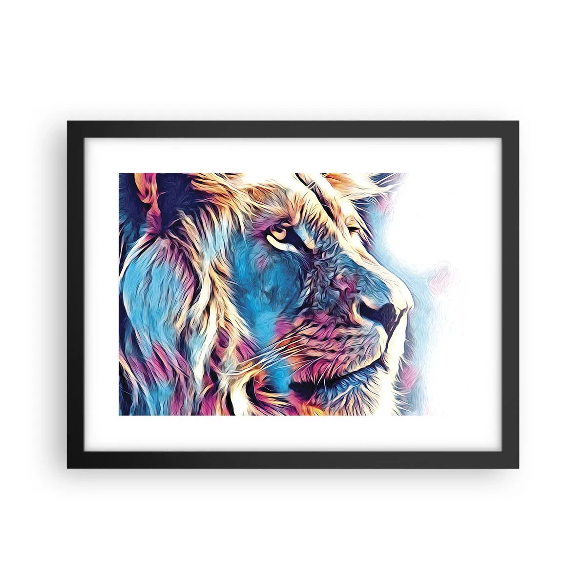 Pôster com moldura preta - A sabedoria da natureza - 40x30 cm