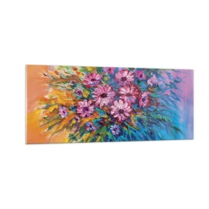 Quadro em vidro - A energia da vida - 100x40 cm