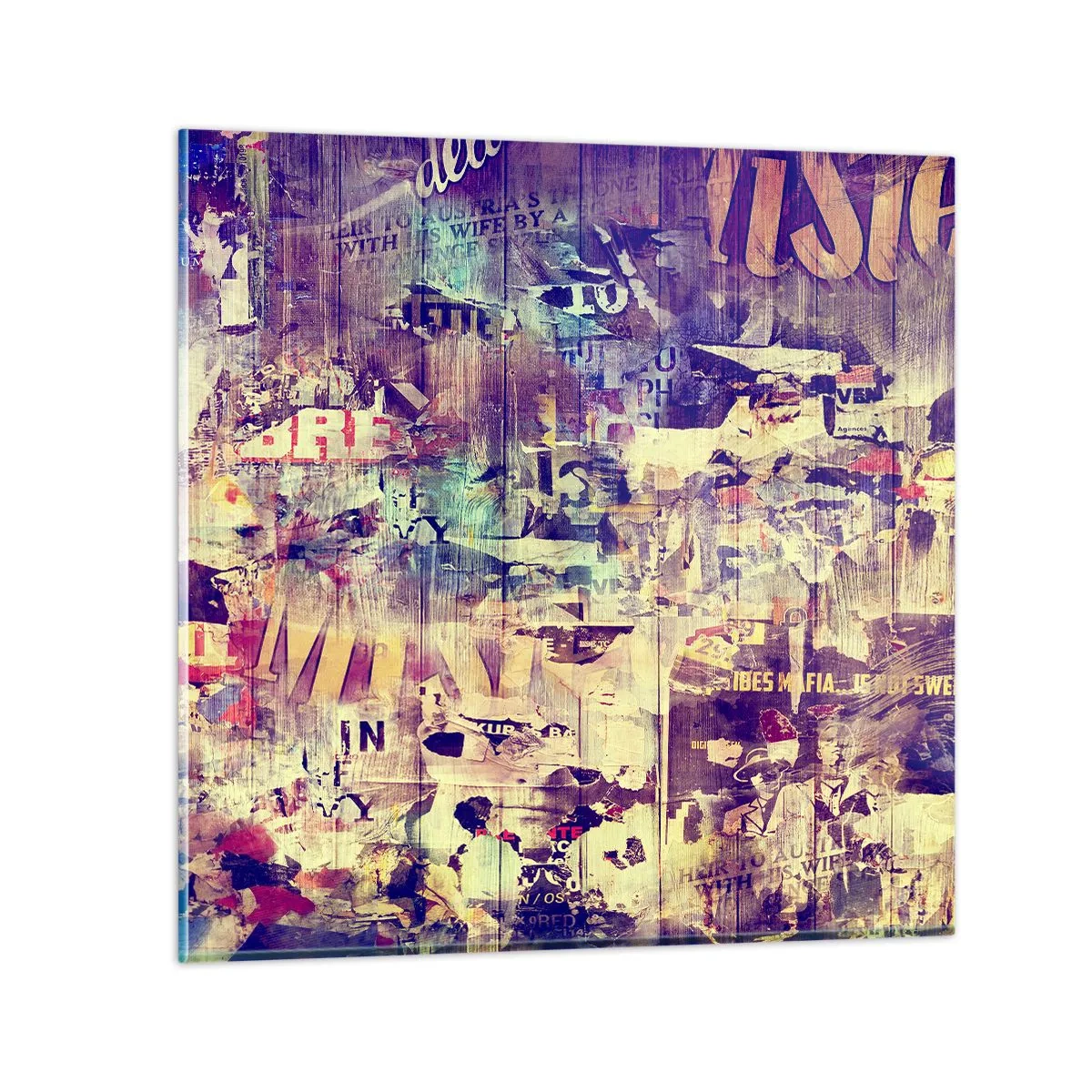 Quadro em vidro - E isso é tudo o que resta - 30x30 cm