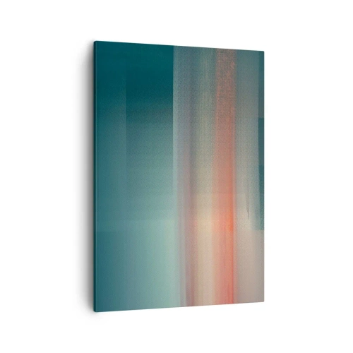 Quadro em tela - Resumo: ondas de luz - 50x70 cm