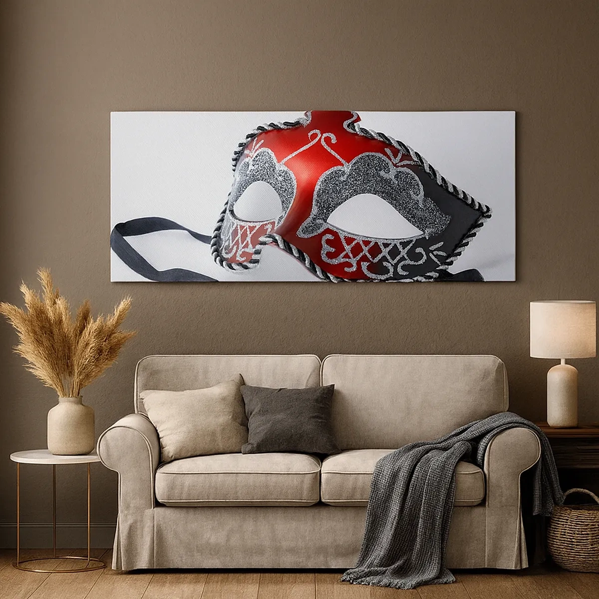 Quadro em tela - Convite para o baile - 30x30 cm