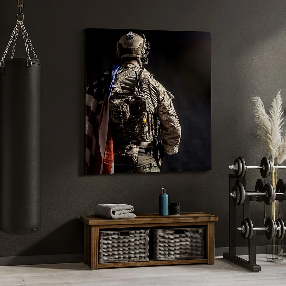 Quadro em tela - É por isso - 30x30 cm