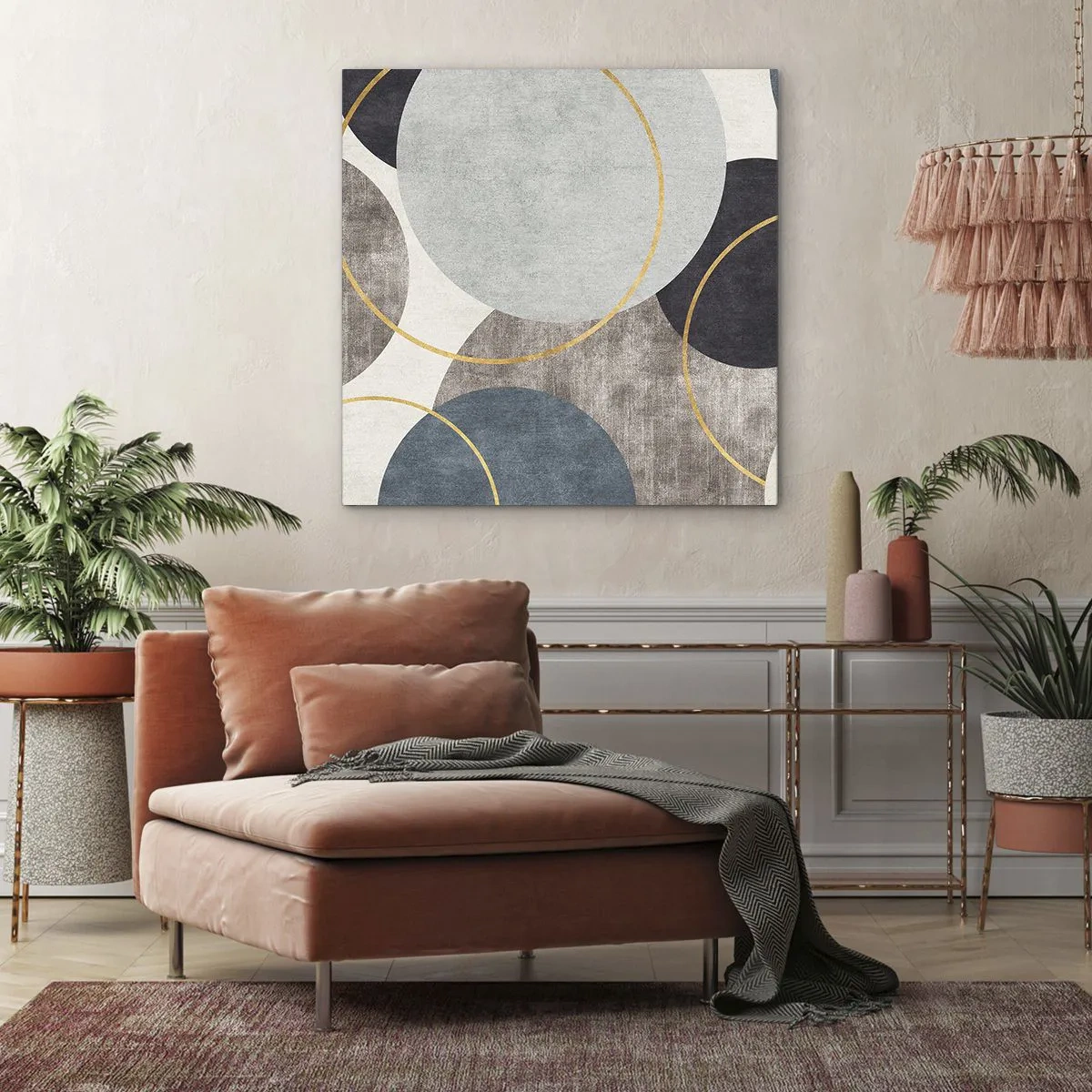 Quadro em tela - Roda por roda - 30x30 cm