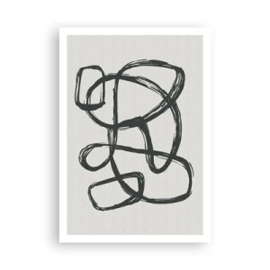 Pôster - Abstração em loop - 70x100 cm