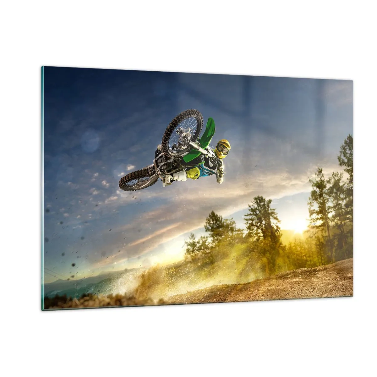 Quadro em vidro - Hora da aventura! - 120x80 cm
