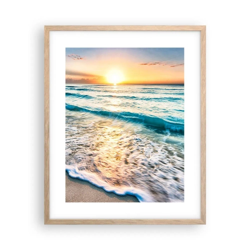 Pôster com moldura de carvalho claro - Uma visão que vale a pena - 40x50 cm