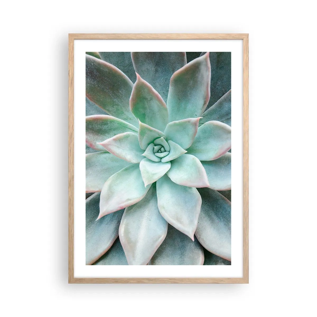 Pôster com moldura de carvalho claro - O coração do deserto - 50x70 cm