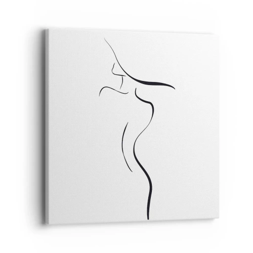 Quadro em tela - Elusiva como uma onda - 40x40 cm