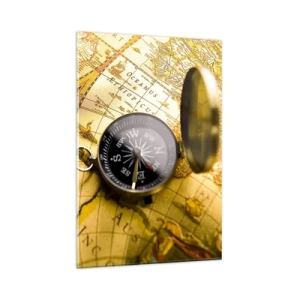 Quadro em vidro - Que tal ao fim do mundo? - 80x120 cm