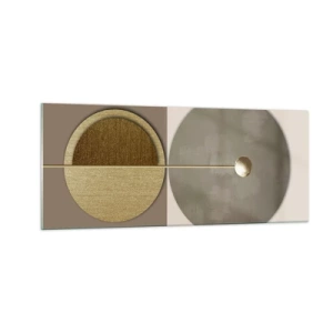 Quadro em vidro - Equilíbrio perfeito - 100x40 cm