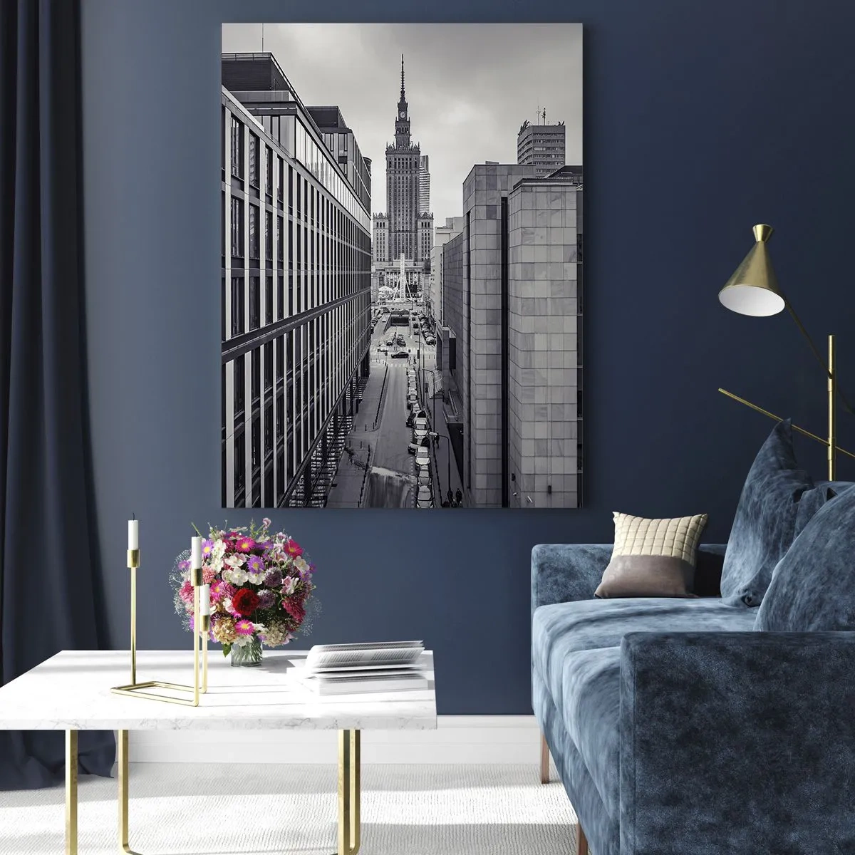 Quadro em vidro - Vale de Varsóvia - 50x70 cm